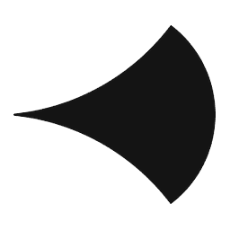 Hark logo: a fan-shaped mark